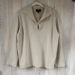 A.P.C Cashmere Cotton Blend Sweater Size M